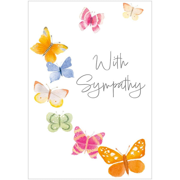 Butterflies Sympathy Card Caspari
