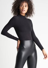 Womens Madelyn Mock Neck Shaping Bodysuit