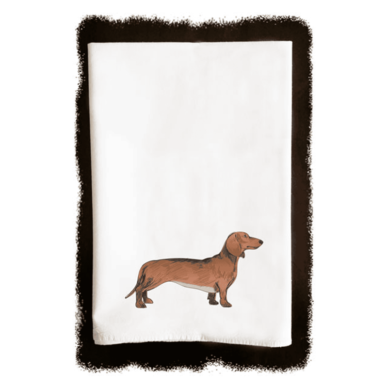 Dachshund Tea Towel Familiar Goods