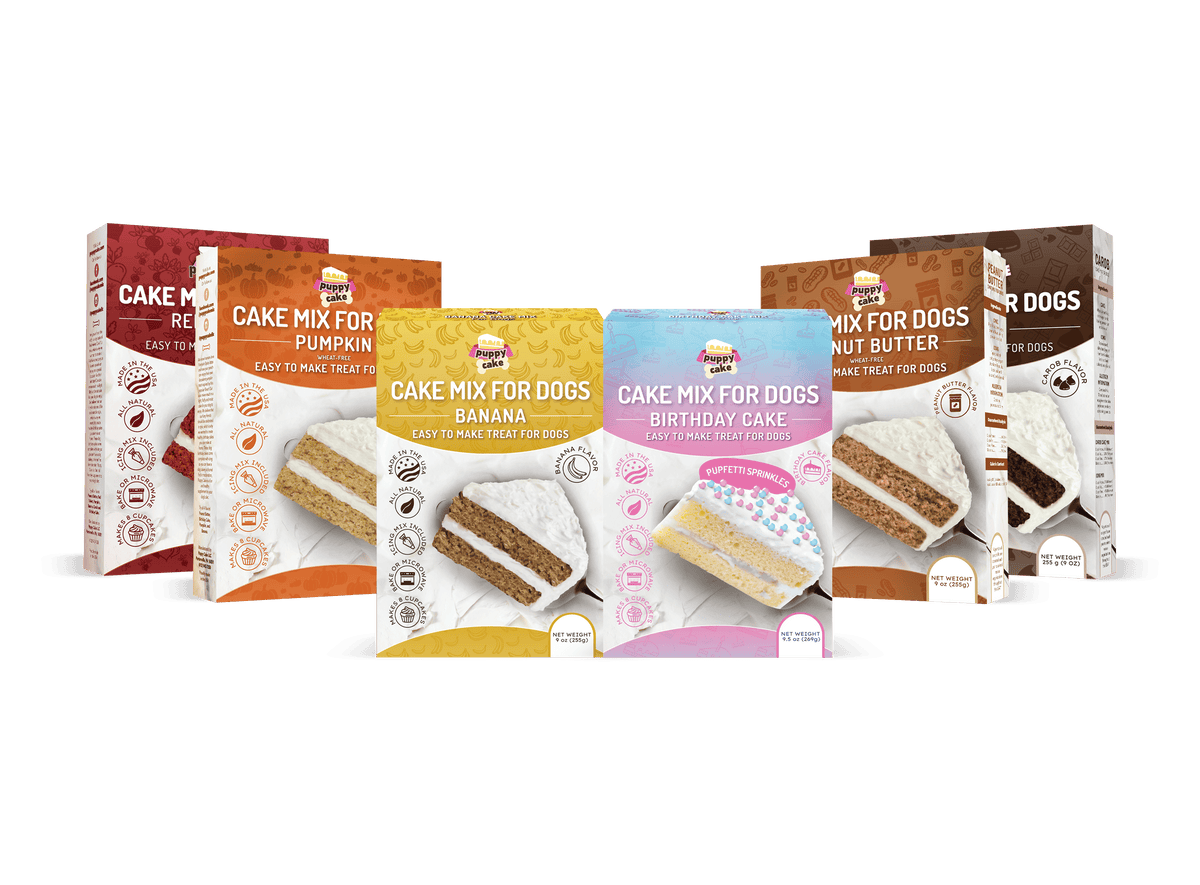 Puppy Cake Mixes with Icing Puppy Cake LLC