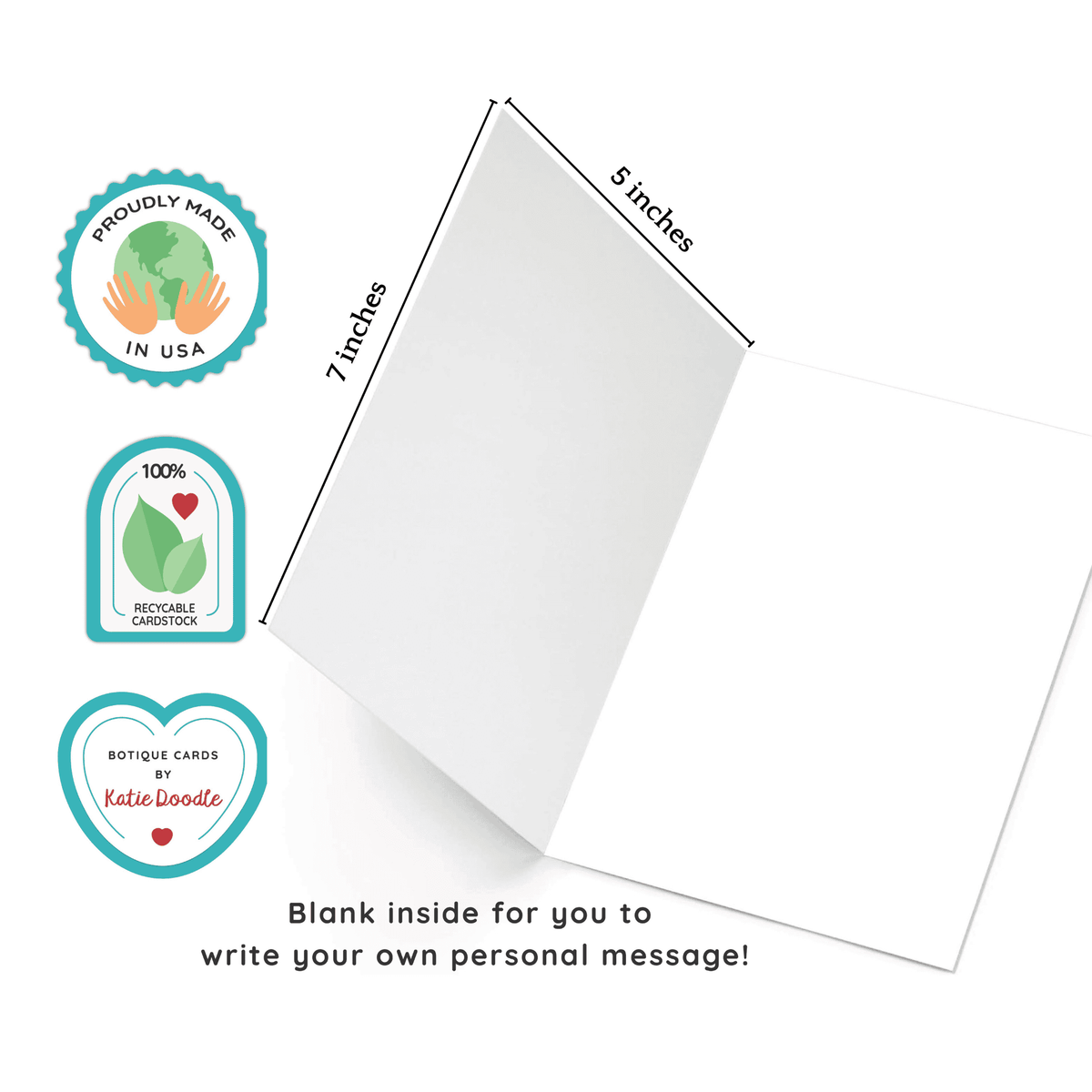 Katie Doodle | Vintage Greeting Cards, Unique Birthday Gifts - Funny Birthday Greeting Cards for Husband (Blank Inside) Katie Doodle | Vintage Greeting Cards, Unique Birthday Gifts