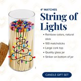 Thankful Greetings - Holiday Trees & Greens Decorative Matches - Gifts & Stocking Thankful Greetings
