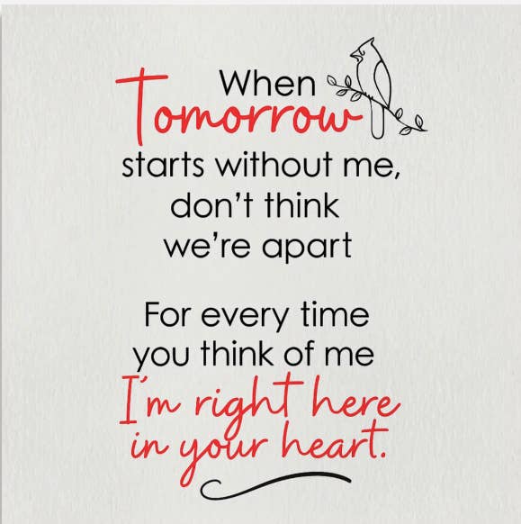 Elskandi - Cardinal Ornament - Love & Comfort Sympathy. Tomorrow Elskandi