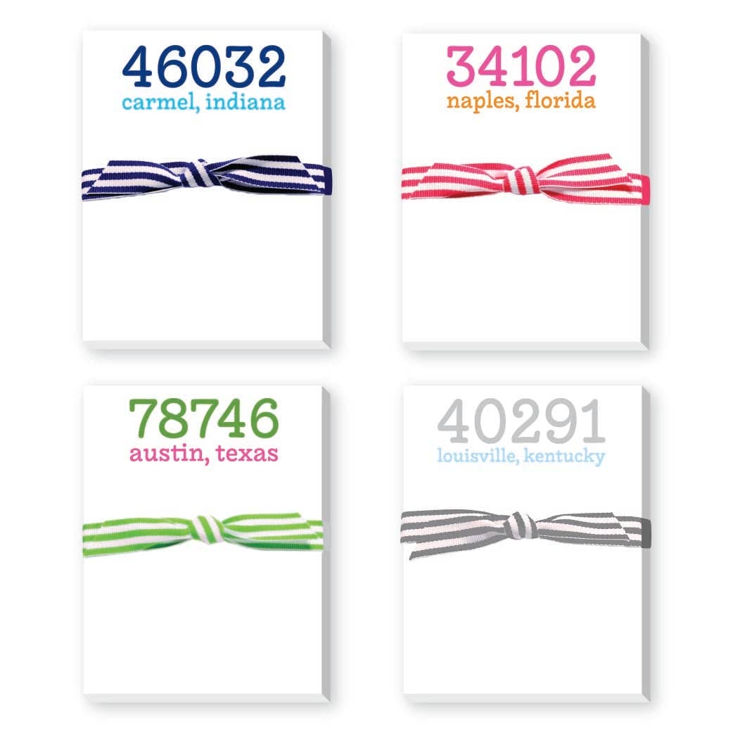 Donovan Designs - 2024 ZIP CODE MINI NOTEPAD Donovan Designs