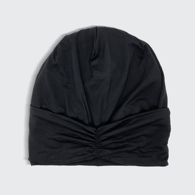 KITSCH - Sleep Beanie with Satin lining - Black