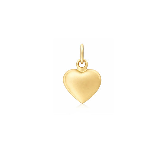 Puffy Heart Gold Tag Medium LOLA