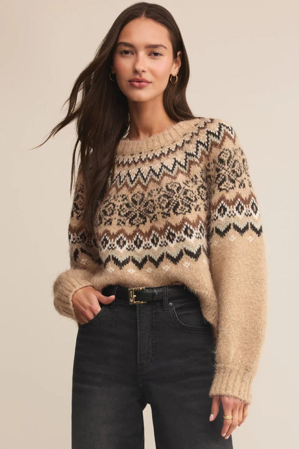 Women’s Kenaby Faire Isle Sweater Z Supply
