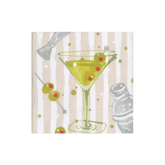 Speakeasy Masaki Roy Napkin Box - Cocktail Caspari