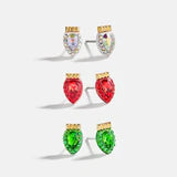 Merry & Bright Holiday Earring Set Christmas Lights Bauble Bar