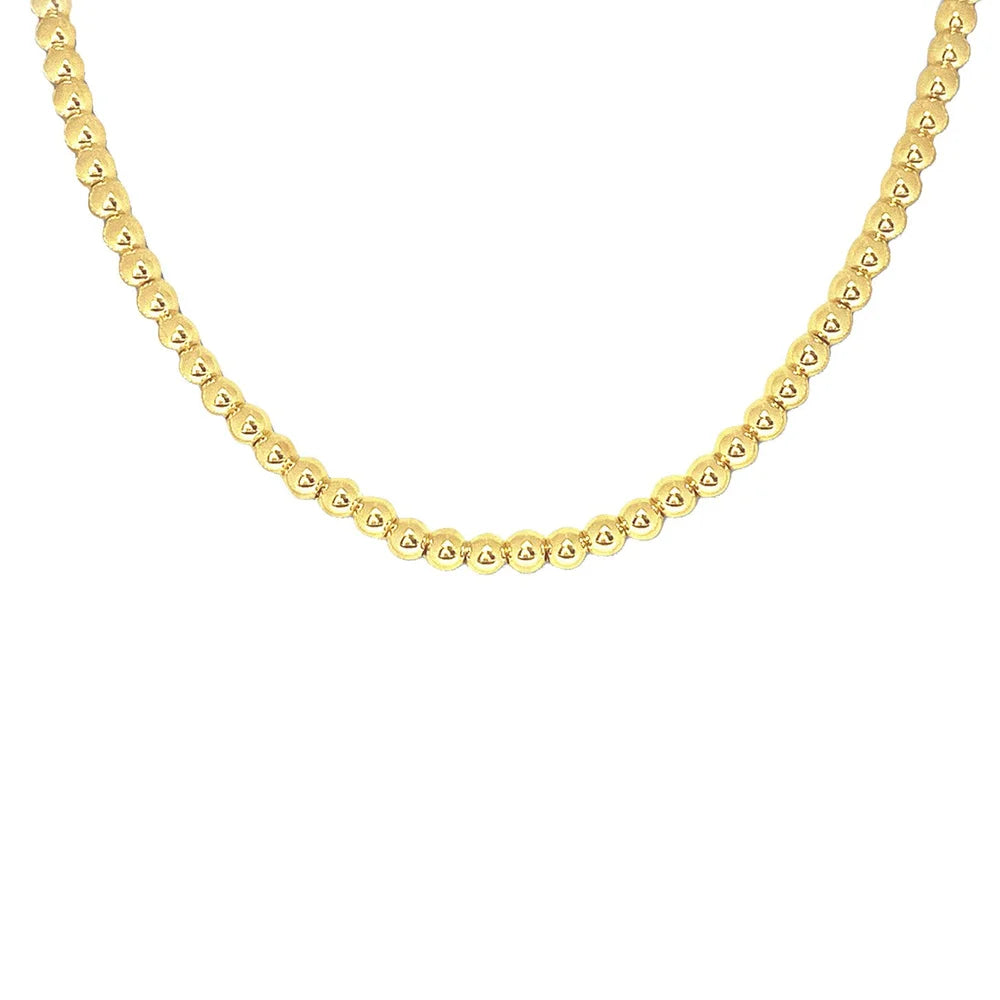 Gold Ball 3mm 16" LOLA necklace