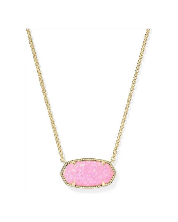 Kendra Scott Elisa Necklace Gold Carnation Opal Kendra Scott