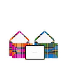Kate Spade Thank You Notecard Set, Grand Plaid Duo Kate Spade