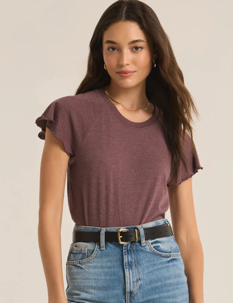 Womens Abby Flutter Tee