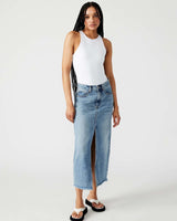 Womens Avani Denim Skirt Steve Madden