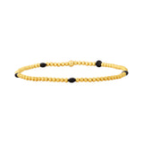 Gold 2MM Karen Lazar Design Beaded Bracelets