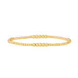 Karen Lazar Gold Pattern Beaded Bracelets