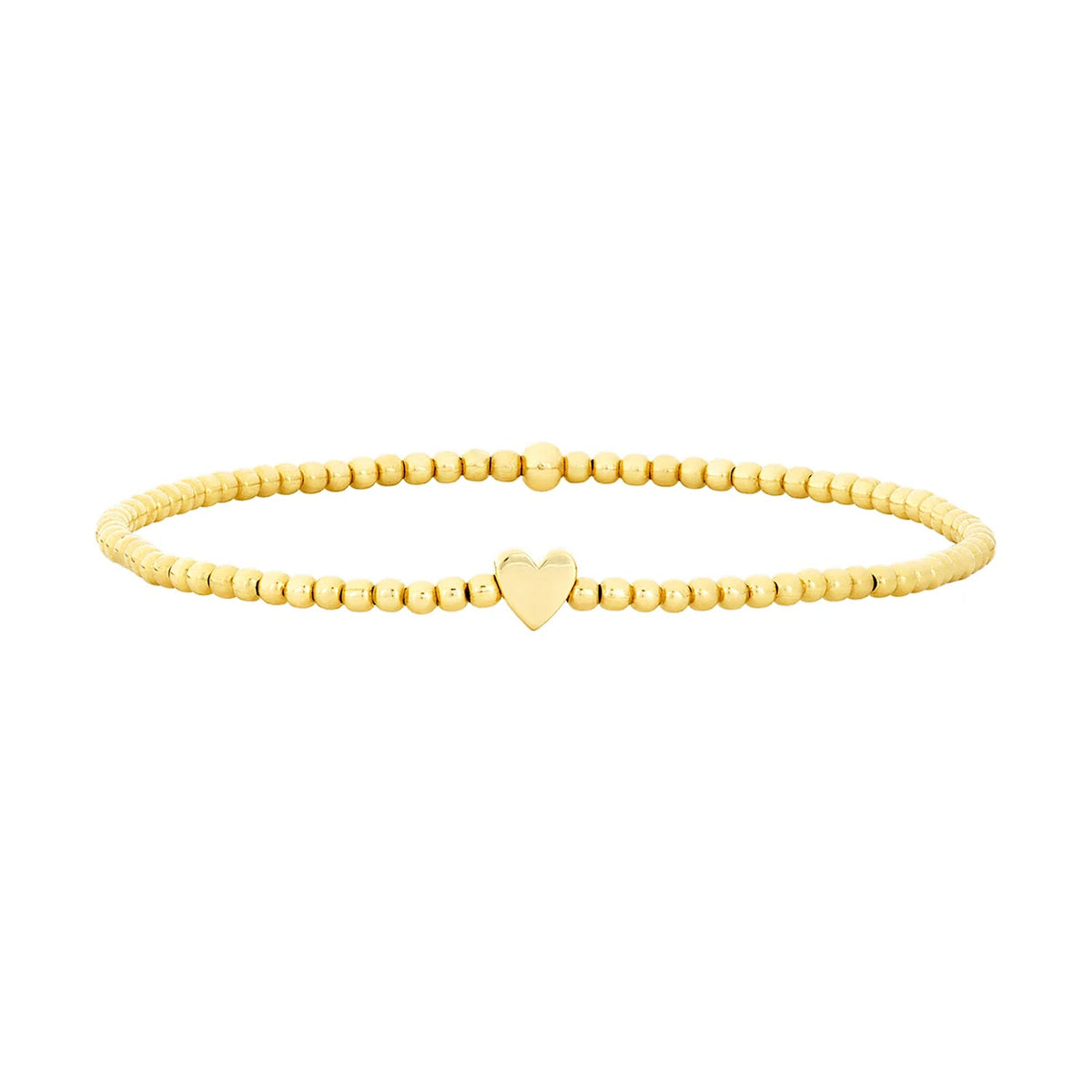 Gold 2MM Karen Lazar Design Beaded Bracelets Karen Lazar