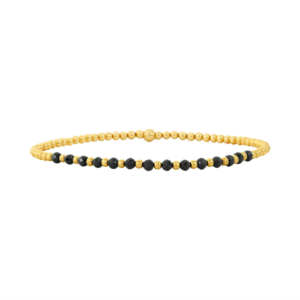 Gold 2MM Karen Lazar Design Beaded Bracelets Karen Lazar
