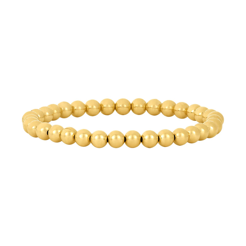 Karen Lazar Gold Signature Beaded Bracelet