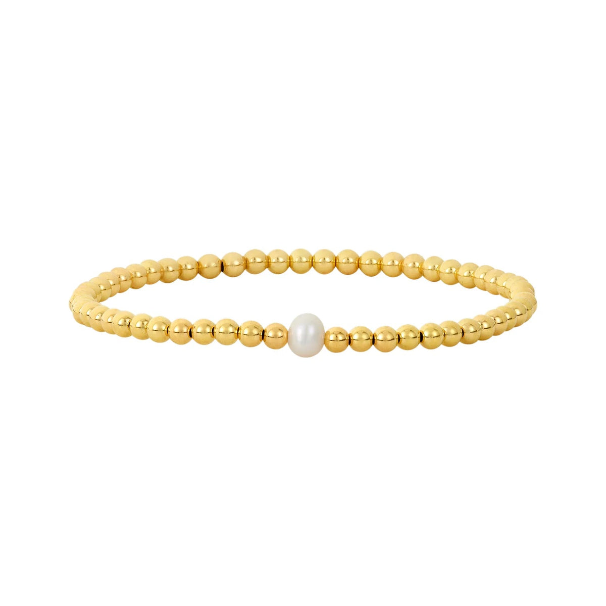 Gold 3MM Karen Lazar Design Beaded Bracelets Karen Lazar