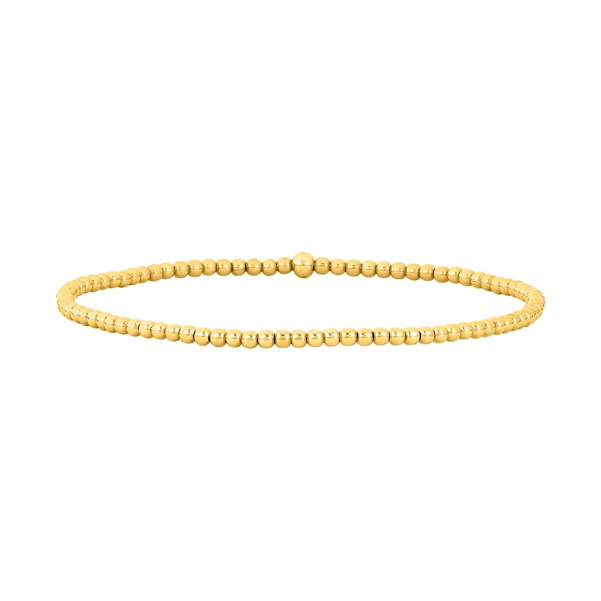 Gold Signature Beaded Bracelet Karen Lazar