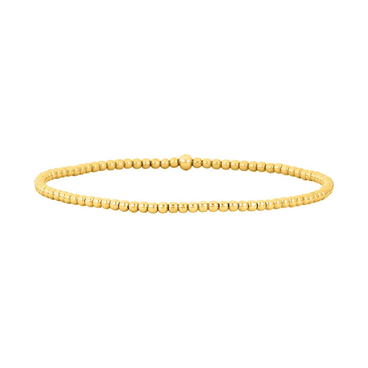 Gold Signature Beaded Bracelet Karen Lazar