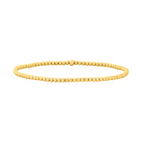 Karen Lazar Gold Signature Beaded Bracelet