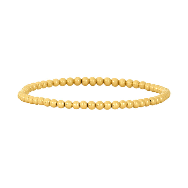 Karen Lazar Gold Signature Beaded Bracelet