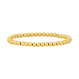 Karen Lazar Gold Signature Beaded Bracelet