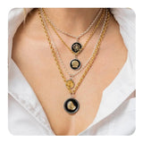 Gold Signature Rolo 4.0mm 16" LOLA necklace LOLA