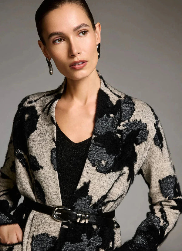 Joseph Ribkoff Champagne/Black Cardigan Joseph Ribkoff