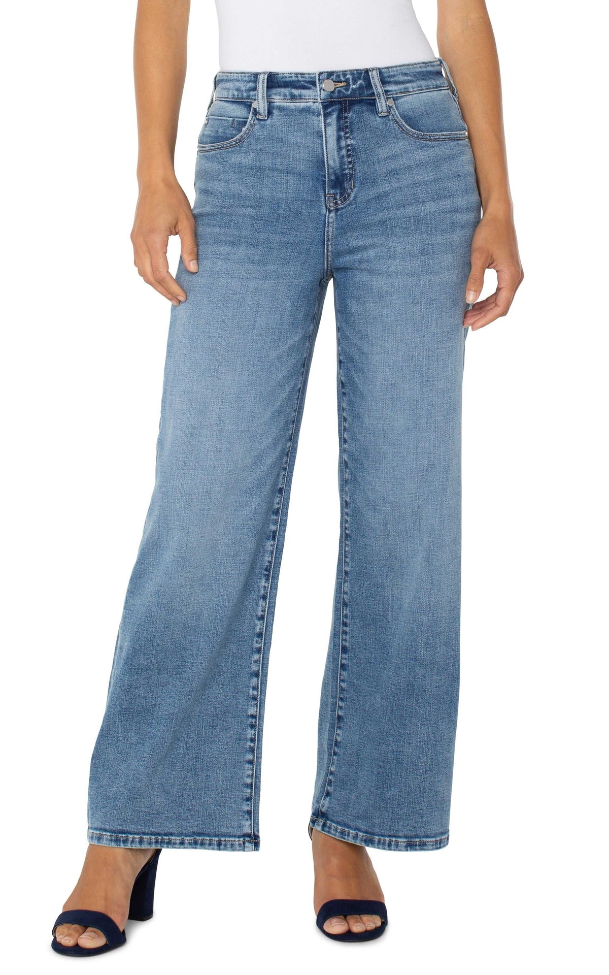 Liverpool Womens Stride HIgh Rise Wide Leg