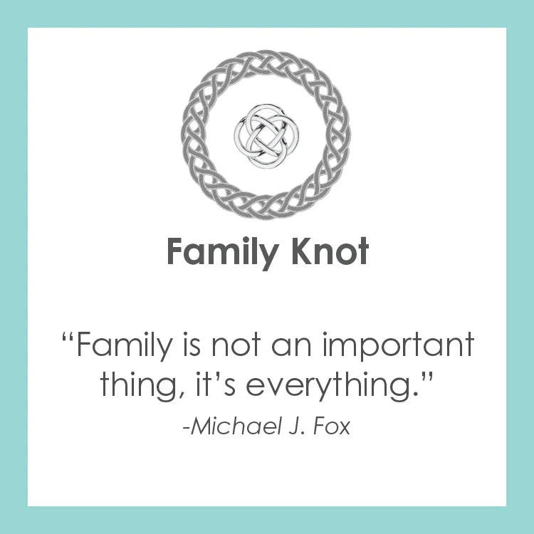 Family It’s Everything Knot Silver Lavender Small
