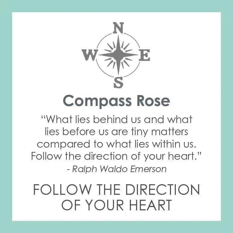 Compass Rose Mini Gold