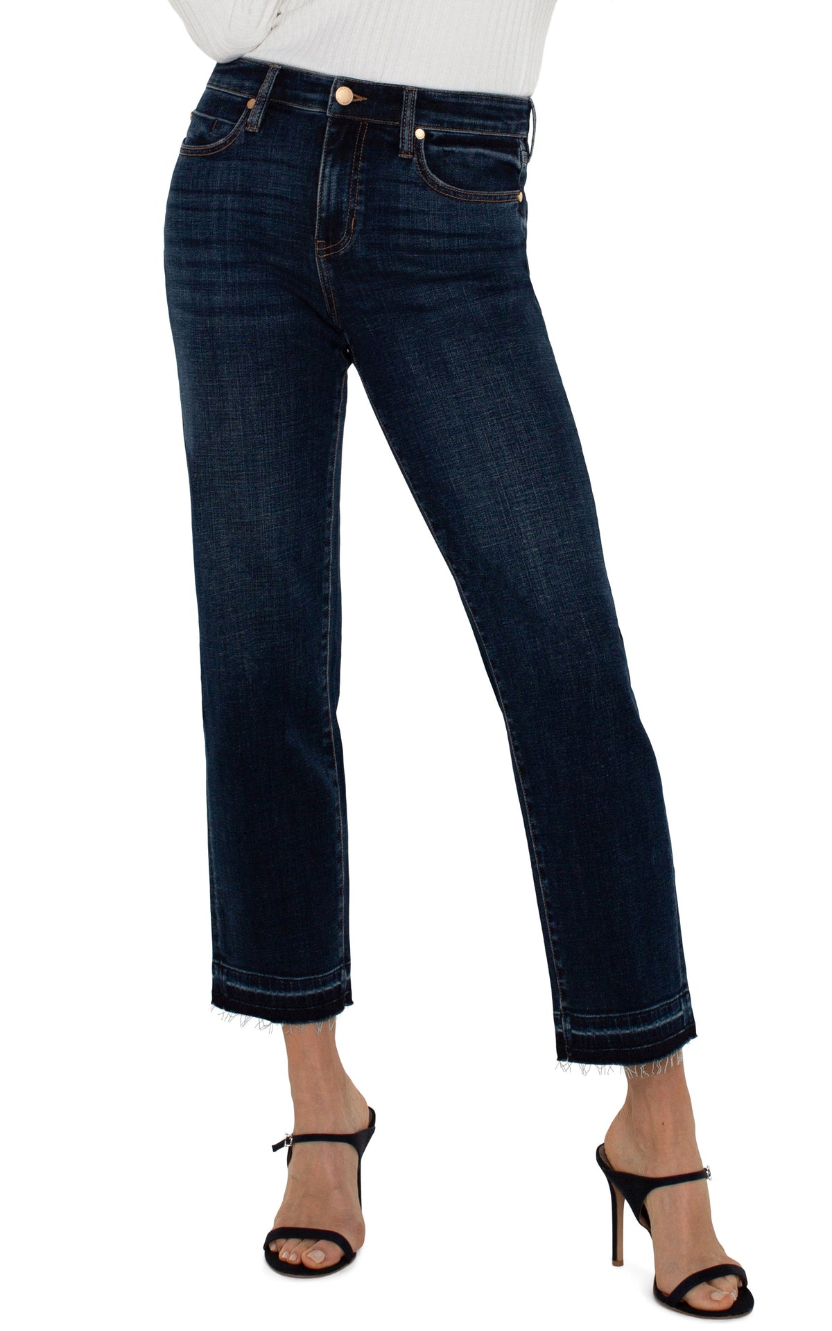 Liverpool Pull on Wide Leg Crop Trouser Liverpool