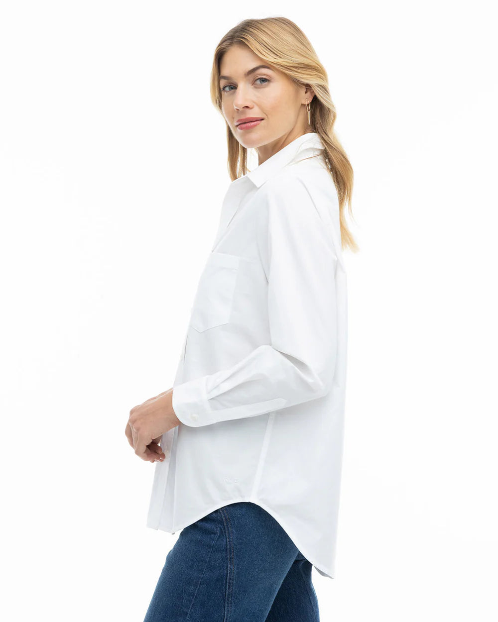 Women's Pura Everyday Button Down Poplin