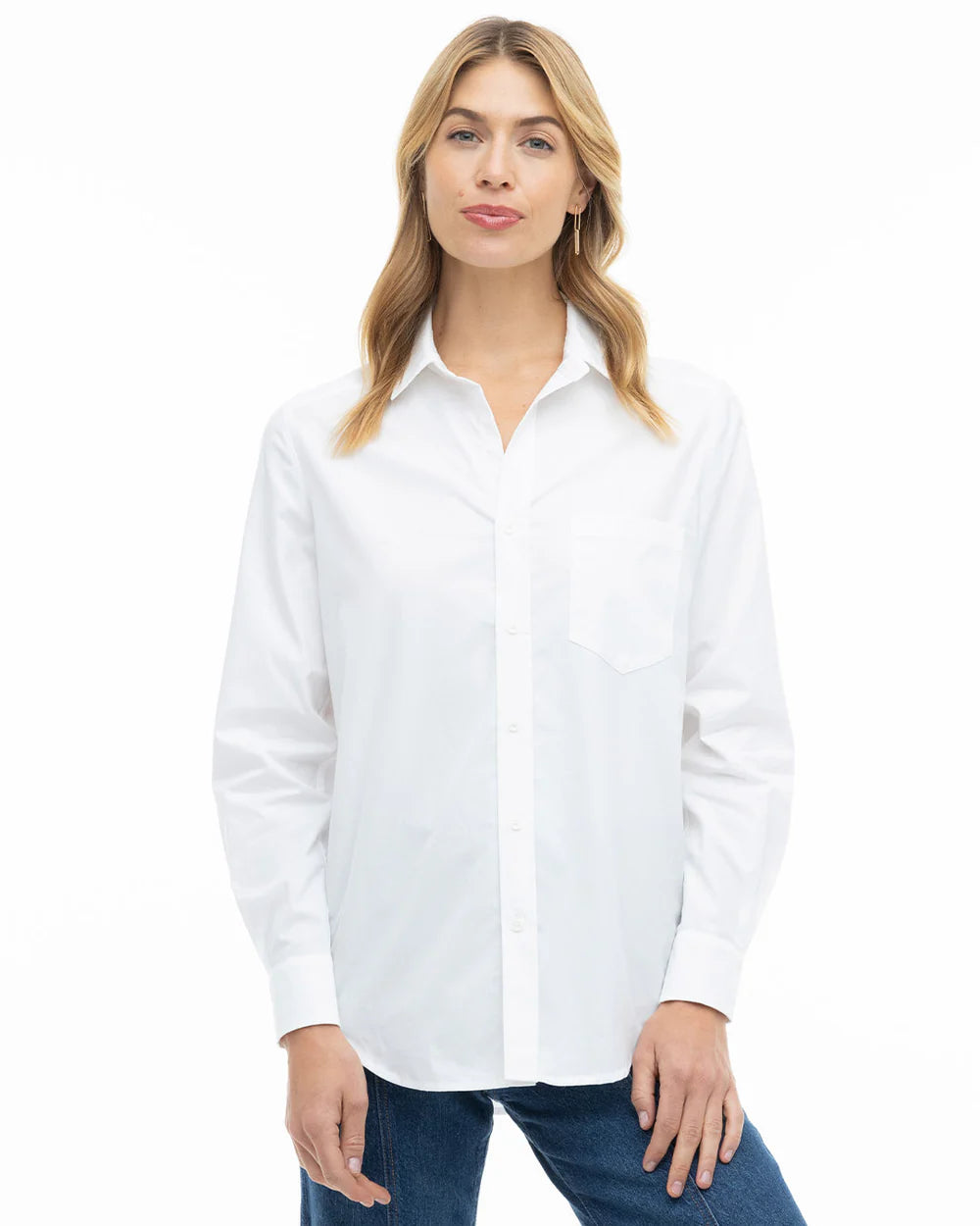 Women's Pura Everyday Button Down Poplin