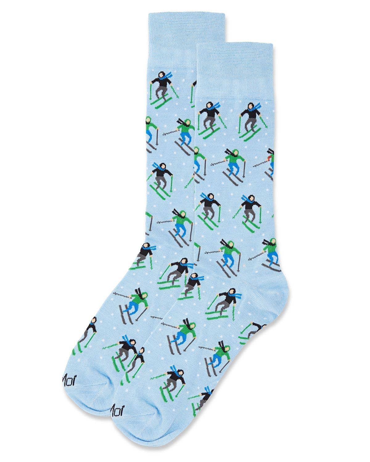 Classics International Inc. - Skiers Bamboo Blend Men's Crew Sock: 10 13 / Navy Blazer Infinity Classics International Inc.