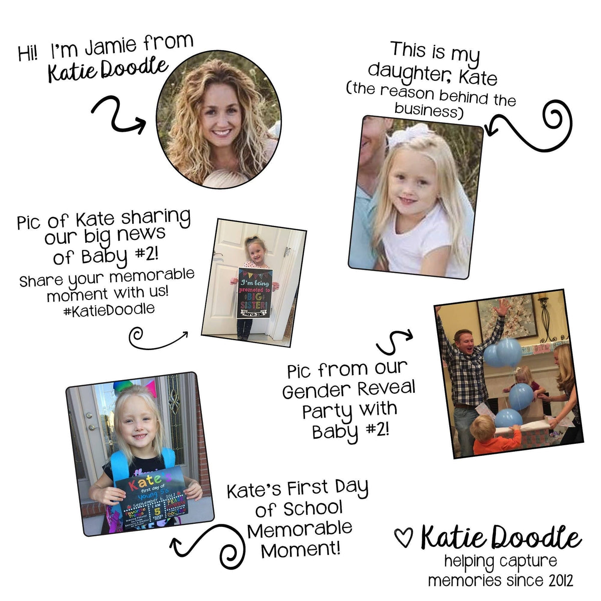 Katie Doodle |  Funny Birthday Greeting Cards for Sister, Brother, Mother Katie Doodle | Vintage Greeting Cards, Unique Birthday Gifts