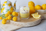Jarful House - Dessert Candle Lemoncello  9oz | Lemon Bergamot Mint Honey Jarful House