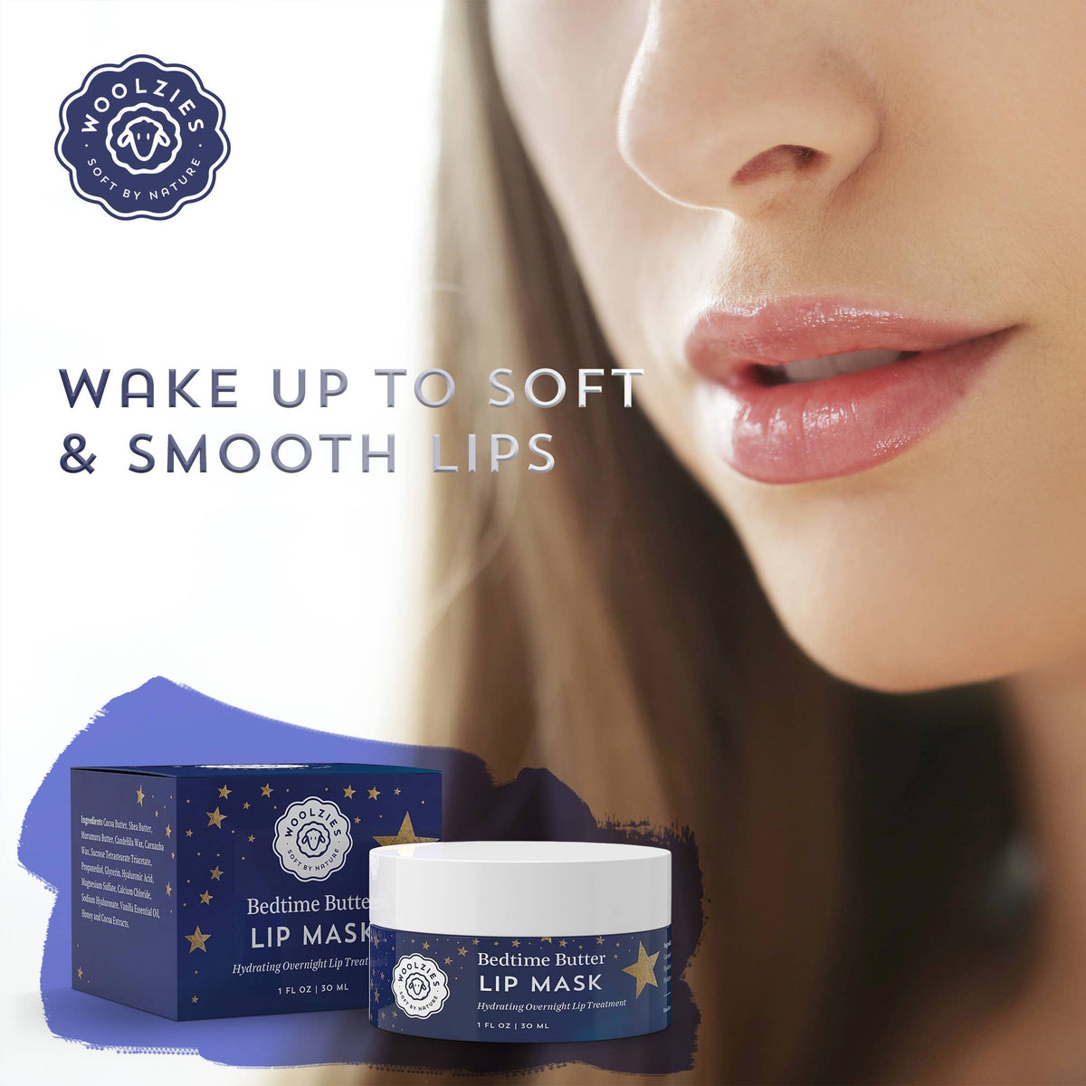 Overnight Lip Butter with Hyaluronic Acid – Bedtime Butter Lip Mask