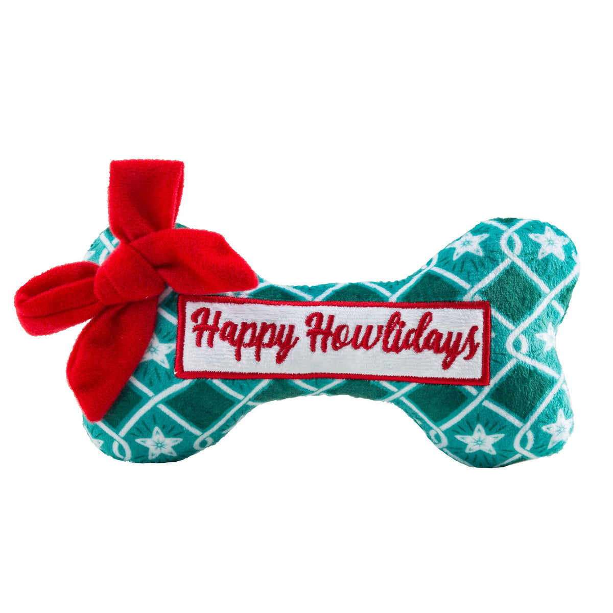 Haute Diggity Dog - Happy Howlidays Bone - Stocking Stuffer Christmas Dog Toy Haute Diggity Dog