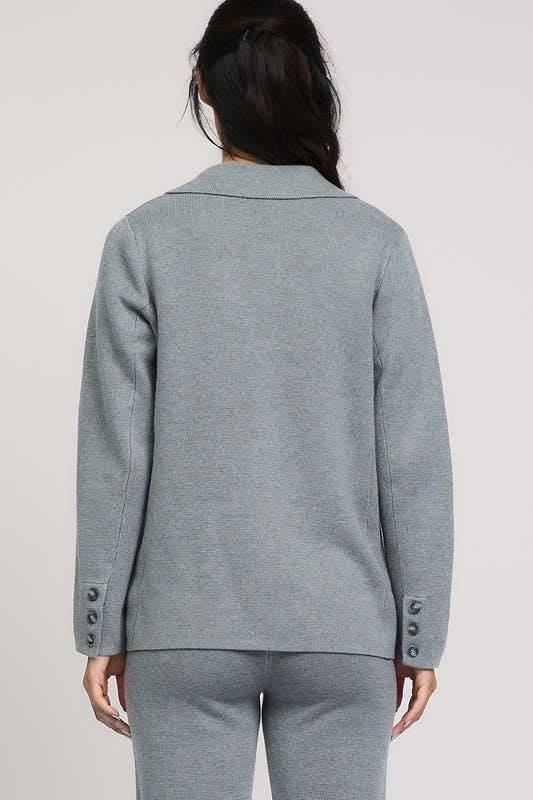 Current Air - Tailored Sweater Blazer Current Air