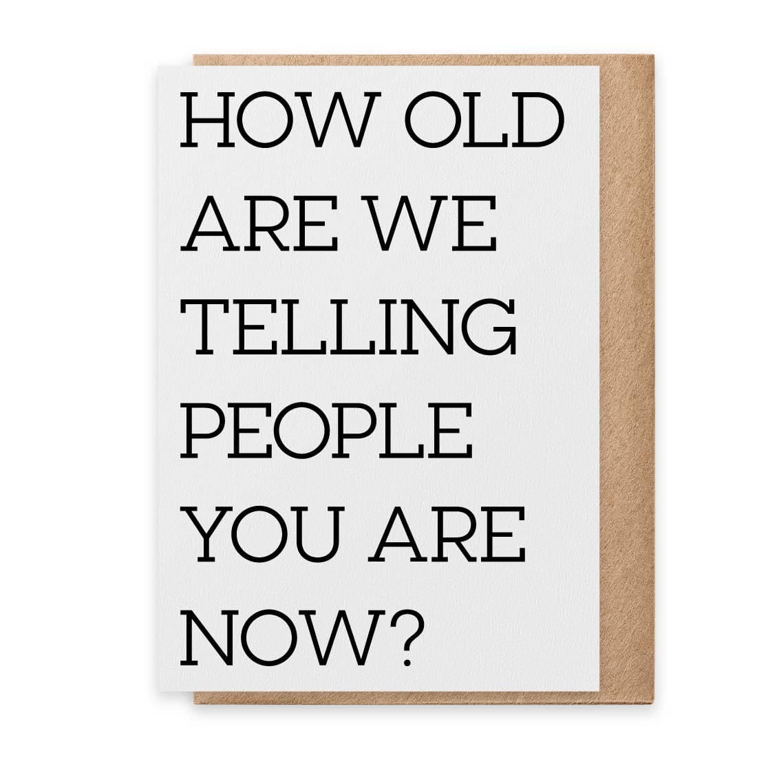 Paisley & Parsley - How Old - Greeting Card Paisley & Parsley