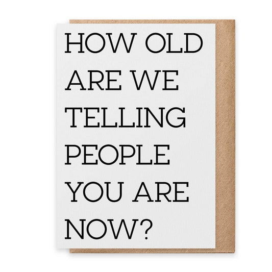 Paisley & Parsley - How Old - Greeting Card Paisley & Parsley