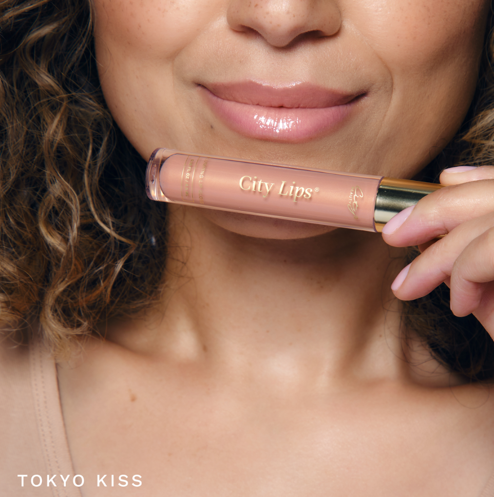City Beauty - City Lips® - Plumping Lip Gloss -Tokyo Kiss -Sheer Cool Nude