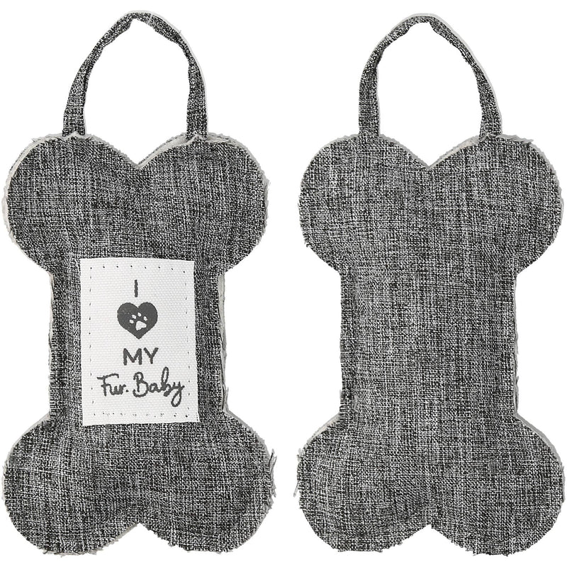 Dogs - Canvas Tweed Stocking with Mini Ornament Pavilion