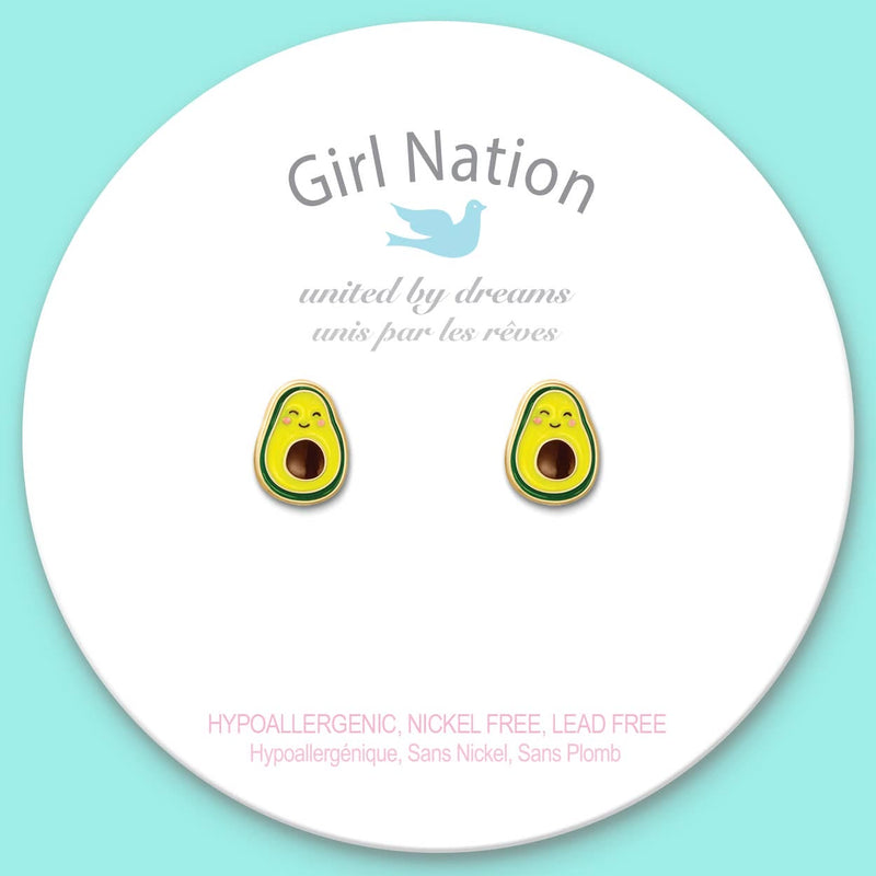 Girl Nation - Bravocado Cutie Stud Earrings