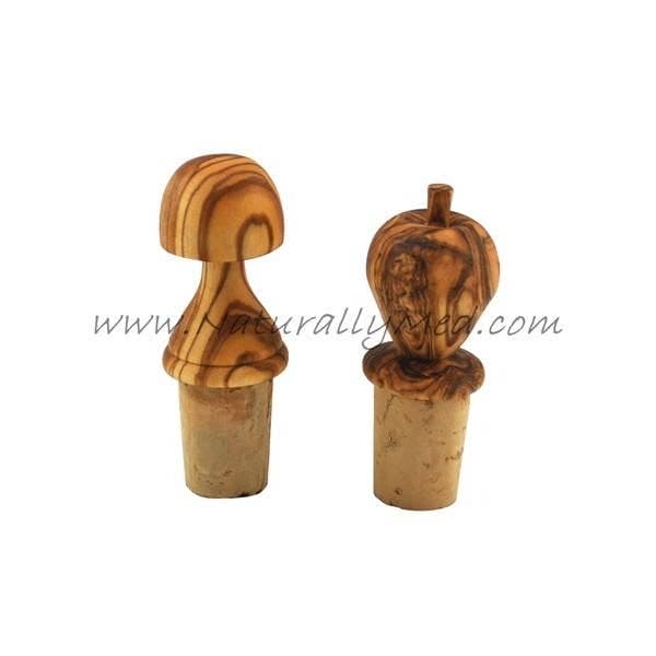 Naturally Med Inc. - Olive Wood Bottle Stopper - Assorted Naturally Med Inc.