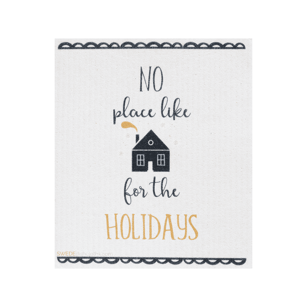 SWEDEdishcloths - Swedish Dishcloth Christmas Home for the Holidays SWEDEdishcloths